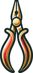 Colorful Stylized Pliers Icon