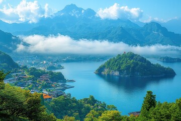 Obraz premium Beautiful island in the ocean