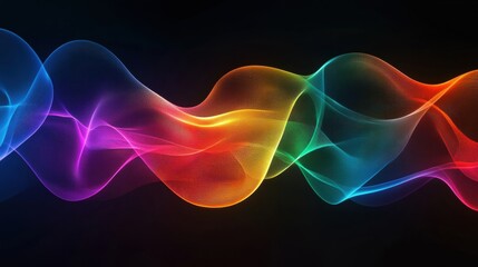 Fototapeta premium colorful abstract wave background
