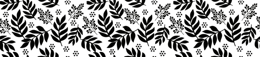 Floral trendy seamless pattern design. Pattern with floral for fabric, textiles, clothing, wrapping paper, cover, banner