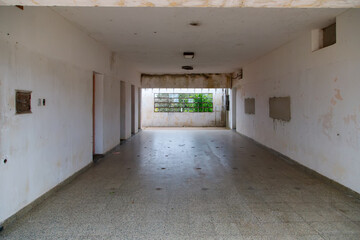 empty room with a window