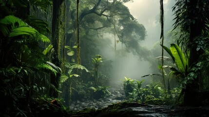 fauna tropical green