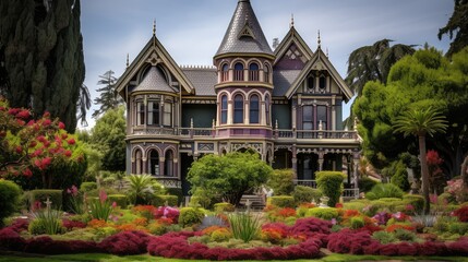 Fototapeta premium turret victorian houses