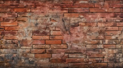 Obraz premium rustic old brick wall texture
