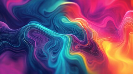 Fototapeta premium abstract colorful swirling lines background
