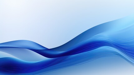 Fototapeta premium flowing powerpoint background blue