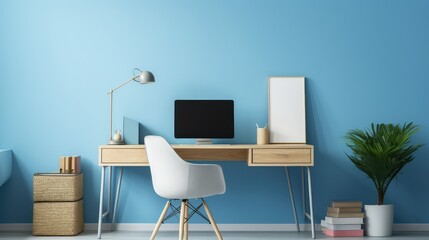 Fototapeta premium modern chair wall