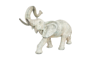 statuette of elephant isolated