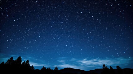 Obraz premium view stars in the night sky