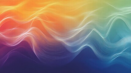 Obraz premium abstract colorful wave background