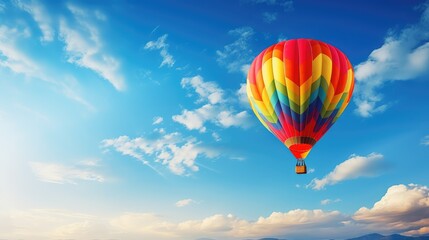 Naklejka premium colorful sunny blue skies