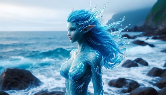 fantasy godness in the sea