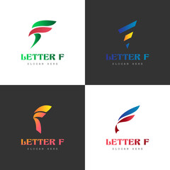 Letter F Logo Stock Illustrations Vector Graphics