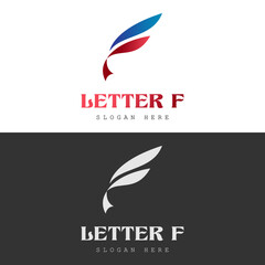 Letter F Logo Stock Illustrations Vector Graphics