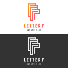 Letter F Logo Stock Illustrations Vector Graphics