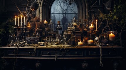 apothecary gothic table
