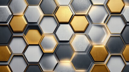 abstract hexagon pattern background