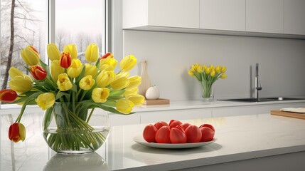 modern spring kitchen
