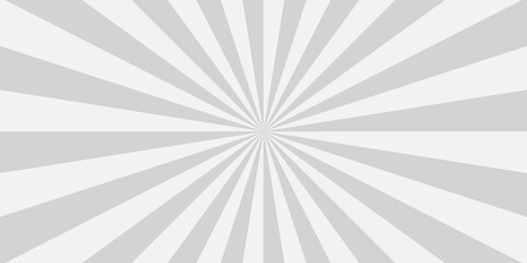 Abstract white and gray retro with sunburst pattern colorful design. Vintage sunrays illustration swirl grunge backdrop line. sun beam vector banner design and comic burst gradient concept pattern.	
