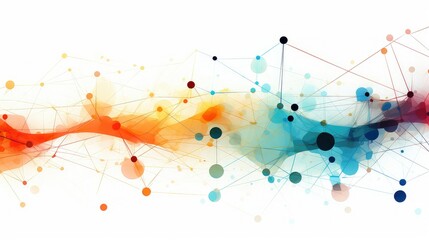 lines data graph abstract