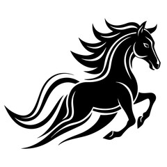Horse Logo Design Vector: Elegant Stallion Silhouettes & Icon Set