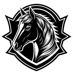 Horse Logo Design Vector: Elegant Stallion Silhouettes & Icon Set