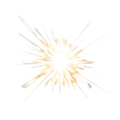 Obraz premium Radiant Burst of Light with Jagged Rays