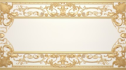 elegance gold certificate border
