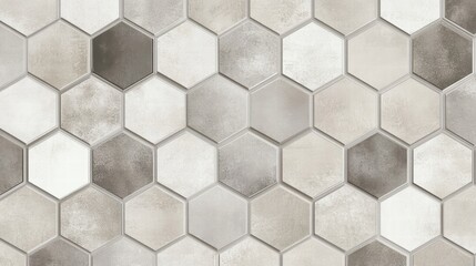 Naklejka premium hexagon tile pattern background