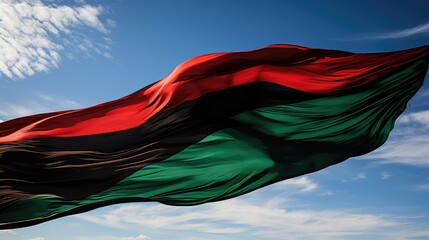 unity red black and green flag