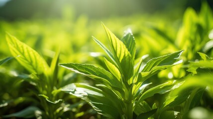 green whole leaf tea