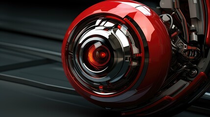 design red robot eye