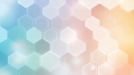 Fototapeta premium abstract hexagon background pastel colors