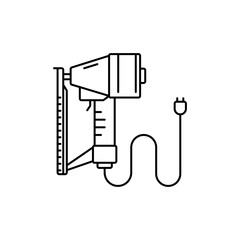 Electric Stapler Outline Icons, Automatic Power for Modern Offices & Tech Projects.