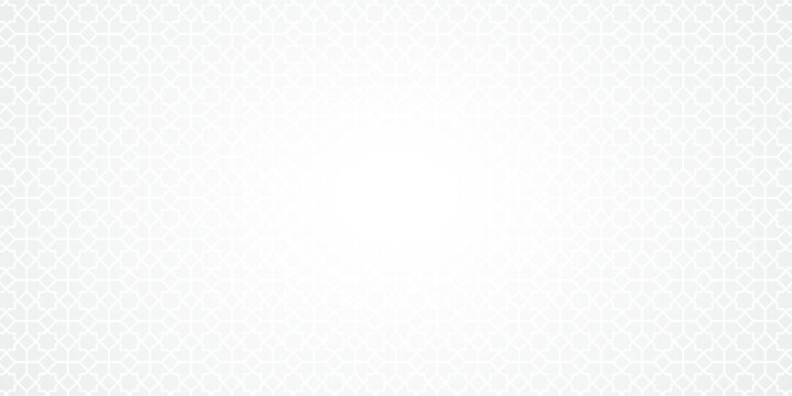 white abstract background Seamless geometric pattern in authentic islamic style. ramadhan pattern