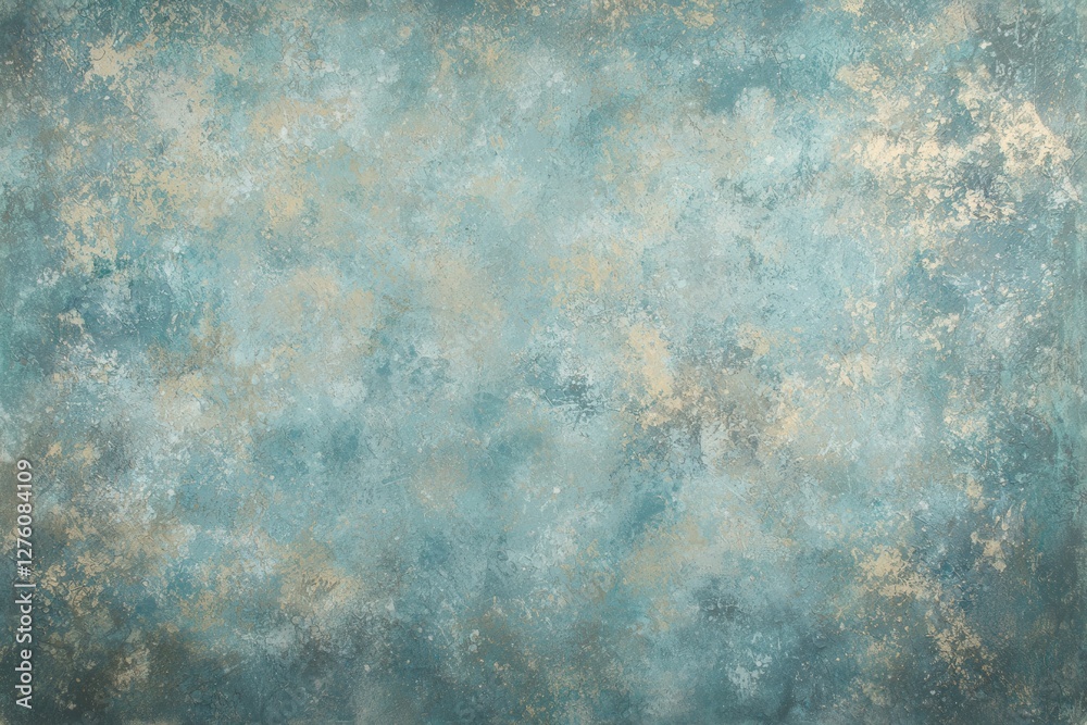 Canvas Prints abstract textured background with blue and gold tones for design