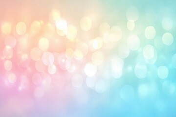 Fototapeta premium Soft Abstract Background with Light Bokeh and Pastel Colors