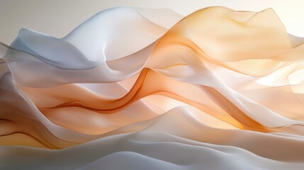 Obraz premium abstract draped fabric texture