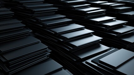 Naklejka premium files black hex background