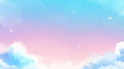 Fototapeta premium _Abstract_background_color_sky_blue_gradient