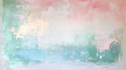 pastel abstract landscape painting