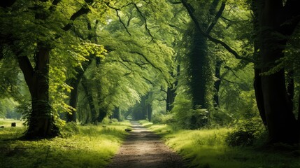 Naklejka premium nature greens