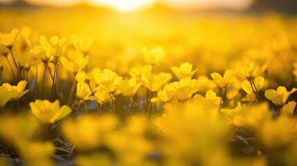 Obraz premium primrose yellow spring flower