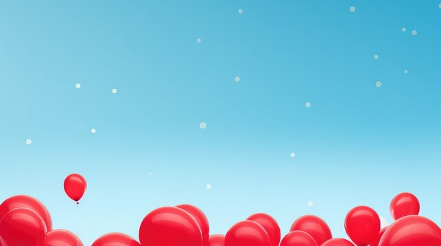 sky red circle background