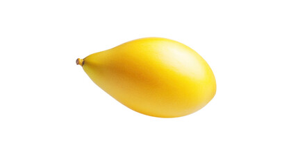 yellow pear isolated on white