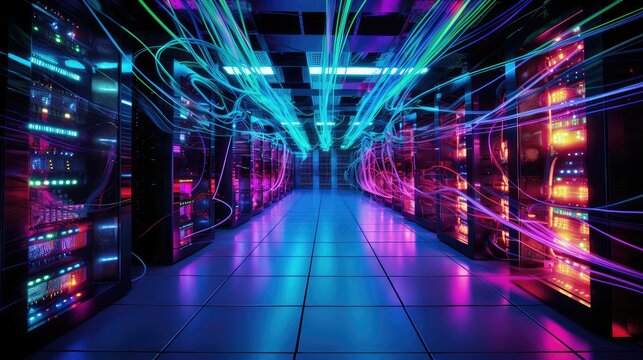 server storing data