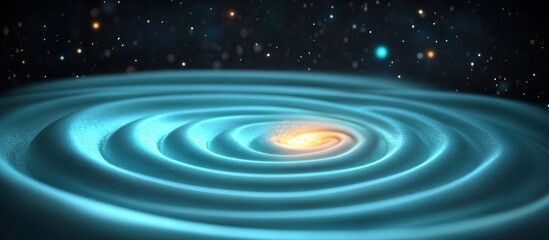 Obraz premium Stunning Celestial Swirl Galactic Core Nebula Space Art