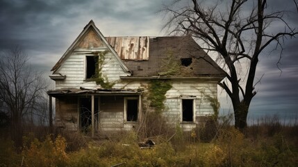 neglected house abandoned