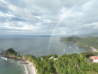 Rainbow over Punta Leona Costa Rica paradise