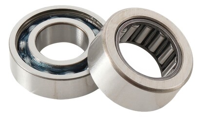 Bearings on White Background